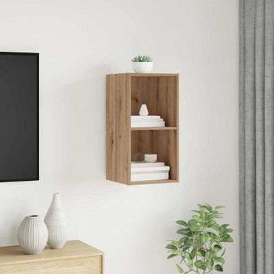 vidaXL Zostava TV skriniek Nástenný Remeselný dub 37 x 37 x 72 cm
