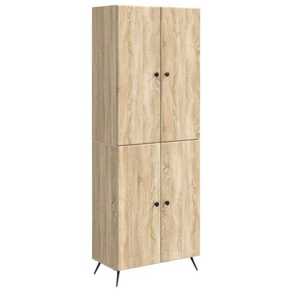 vidaXL Sada skríň 2 pcs Dub sonoma Kompozitné drevo
