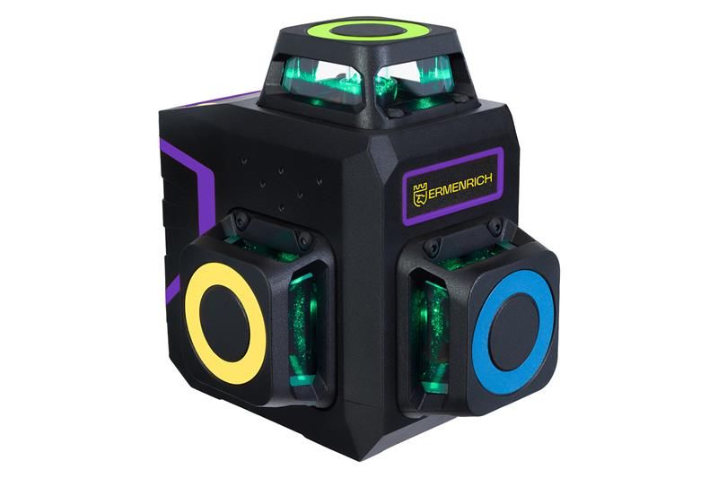 Laserový nivelačný prístroj Ermenrich LV50 PRO Fialový