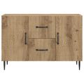 vidaXL Servírovacia skriňa Dub artisan 89 x 34,5 x 60 cm