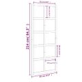 vidaXL Dvere do stodoly 90x1,8x214 cm masívna borovica