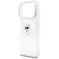 Puzdro Karl Lagerfeld IML Choupette MagSafe pre iPhone 17 Pro transparentné