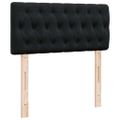 vidaXL Osmanský rám postele s matracom čierna 90x190 cm zamat