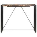 vidaXL Barový stolík 140x70x110 cm masívne recyklované drevo