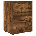 vidaXL Úložná skrinka 60 x 48 x 81 cm Kompozitné drevo Dymová dub