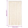 vidaXL Záves proti hmyzu béžový a biely 100x200 cm ženilka