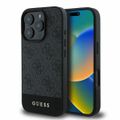 Puzdro Guess pre iPhone 16 Pro Max 6,9" GUHCP16XG4GLGR sivé hardcase 4G Bottom Stripe