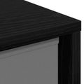 vidaXL Servírovacia skriňa so zásuvkou Čierny dub 35 x 32 x 99,5 cm