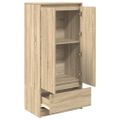 vidaXL skriňa so zásuvkou Dub sonoma 55,5x34x119,5 cm