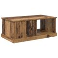vidaXL Konferenčný stolík Staré drevo 90 x 50 x 35 cm Kompozitné drevo