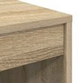 vidaXL Stôl Sonoma dub 105,5 x 34 x 127 cm 2 ks