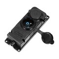 ORNO OR-AE-13165 zásuvka odolná gumičkou, 2x 230V, IP44