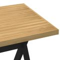 vidaXL Jedálenský stôl NOAIN nohy v tvare X, 160x90x75 cm, borovicový