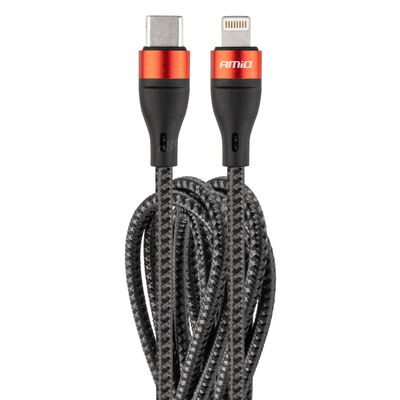 Kabel USB-C+Lightning 200cm FullLINK UC-19 AMiO-02931