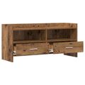vidaXL TV skrinka 100 x 33 x 47 cm Staré drevo Kompozitné drevo