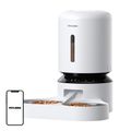 Dávkovač krmiva Petlibro Granary s dvojitou miskou, Wifi, 5 l (biely)