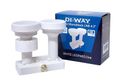 DI-WAY monoblok SINGLE 0,1dB 4.3° WHITE LEOPARD LINE
