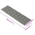 vidaXL Dierované plechy 40 ks 2 mm 200x60 mm pozinkovaná oceľ