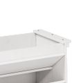 vidaXL Kvetináč na bylinky 6-poschodový biely 69x40x101,5cm borovica