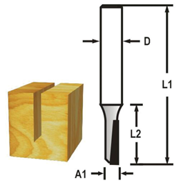 Makita Drážkovací fréza 1 břit 6x19x50,8