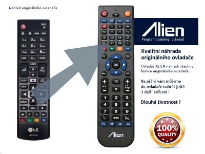 Diaľkový ovládač ALIEN LG AKB74915324