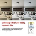 LED nástenné svietidlo ILVI, kruhové 30 W, stmievanie + CCT, čierna + šampanská