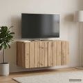 vidaXL Nástenná TV skrinka 59,5 x 31 x 30 cm Dub artisan