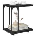 vidaXL Bočný stôl Čierny dub 50 x 35 x 55.5 cm Kompozitné drevo