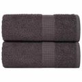 vidaXL Umývacie utierky FROGN 2 ks antracitové 15x21 cm 360 g/m²