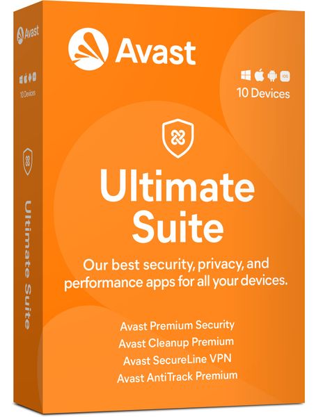 Renew AVAST Ultimate MD up to 10 connections 3Y