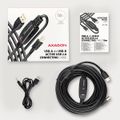 AXAGON ADR-210B, USB 2.0 A-M -> B-M aktivní propojovací / repeater kabel, 10m Kabel, propojovací, aktivný, USB 2.0, zástrčka A, zástrčka B, 10m, čierny