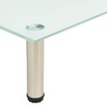 vidaXL TV stolík, matný 40x35x17 cm, tvrdené sklo