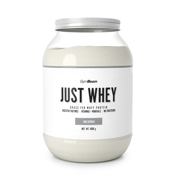 Just Whey Grass-Fed Protein – GymBeam, bez príchute, 1000 g