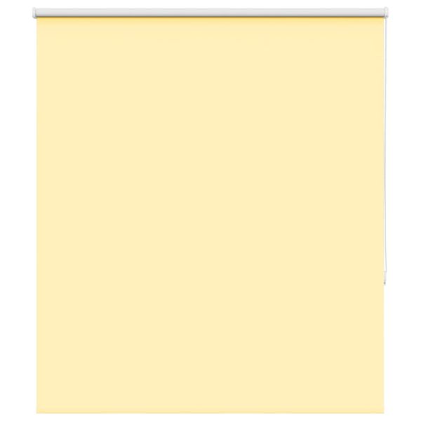 vidaXL Roleta Zatemnenie žltá 140x150 cm Šírka látky 136,6cm Polyester