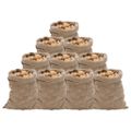 vidaXL Jutové vrecia 10 ks 60x105 cm 100 % juta 220 gsm