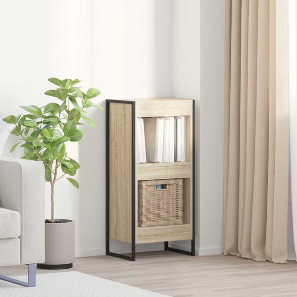 vidaXL Knižnica Sonoma 40 x 30 x 86,5 cm Kompozitné drevo