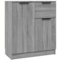 vidaXL Komody 2 ks sivé dub sonoma 60x30x70 cm spracované drevo