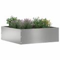 vidaXL Obrubník trávnika 6 ks 40 x 40 x 13 cm Pozinkovaná oceľ