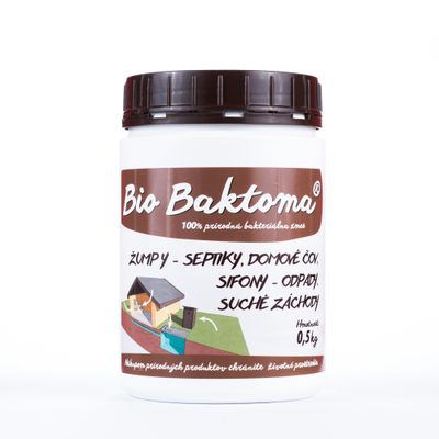 Bio Baktoma Baktérie do septikov, latrín, sifónov, žúmp a ČOV 0,5kg