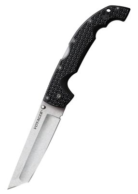 Cold Steel 29AXT Extra Large Voyager Tanto Pt. Plain taktický nôž 14 cm, Stonewash, čierna, Griv-Ex