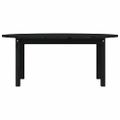 vidaXL Konferenčný stolík čierny 110x55x45 cm borovicový masív