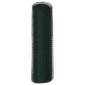 vidaXL Hexagonálny plot 0,6 x 25 m PVC Zelená