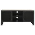 vidaXL TV skrinka sivá 105x36x47 cm kov a MDF