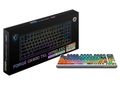 MSI herní klávesnice FORGE GK600 TKL Mars/ bezdrátová 2,4GHz+BT/ mechanická/ RGB/ USB-C/ display/ CZ+SK layout Klávesnice, TKL, mechanická, lineární spínace, hot-swap, PBT keycapy, 2,4 GHz / Bluetooth / USB-C, RGB, 4000 mAh