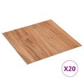 vidaXL Samo-lepiace podlahové dosky Svetlé drevo 30,5 x 30,5 cm 20 ks