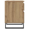 vidaXL Nočné stolíky 2 ks dub artisan 40x35x50 cm kompozitné drevo