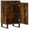 vidaXL Komody 2 ks dymový dub 40x35x70 cm kompozitné drevo