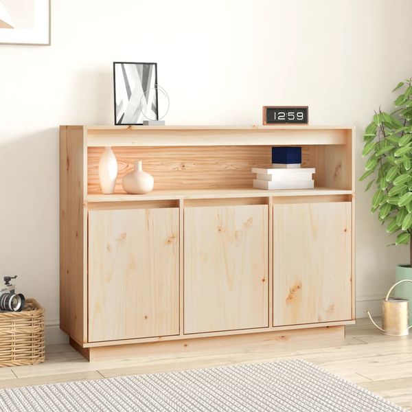 vidaXL Komoda 104,5x34x80 cm borovicový masív