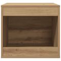vidaXL Uzavretý box na stelivo dub artisan 47x59x42cm kompozitné drevo