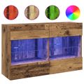 vidaXL TV nástenná skriňa 98,5 x 30 x 60,5 cm Staré drevo